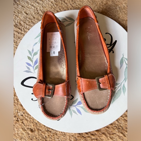 NWT Cole Haan Parker women’s loafers brown with toe buckle. - Picture 9 of 17